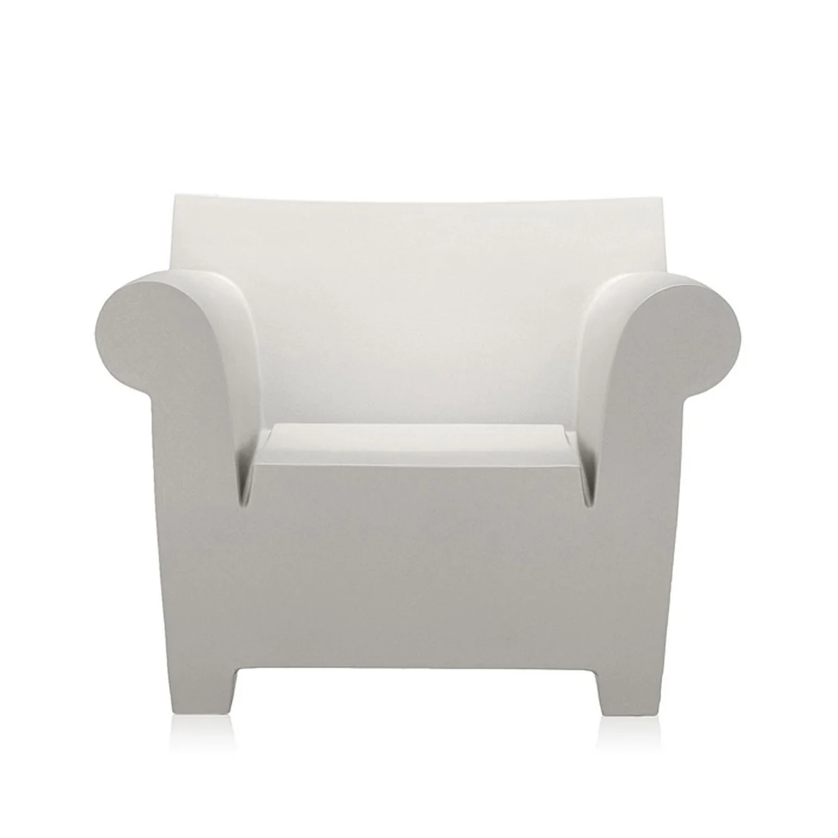 Kartell - Bubble Club Sessel, zinkweiß