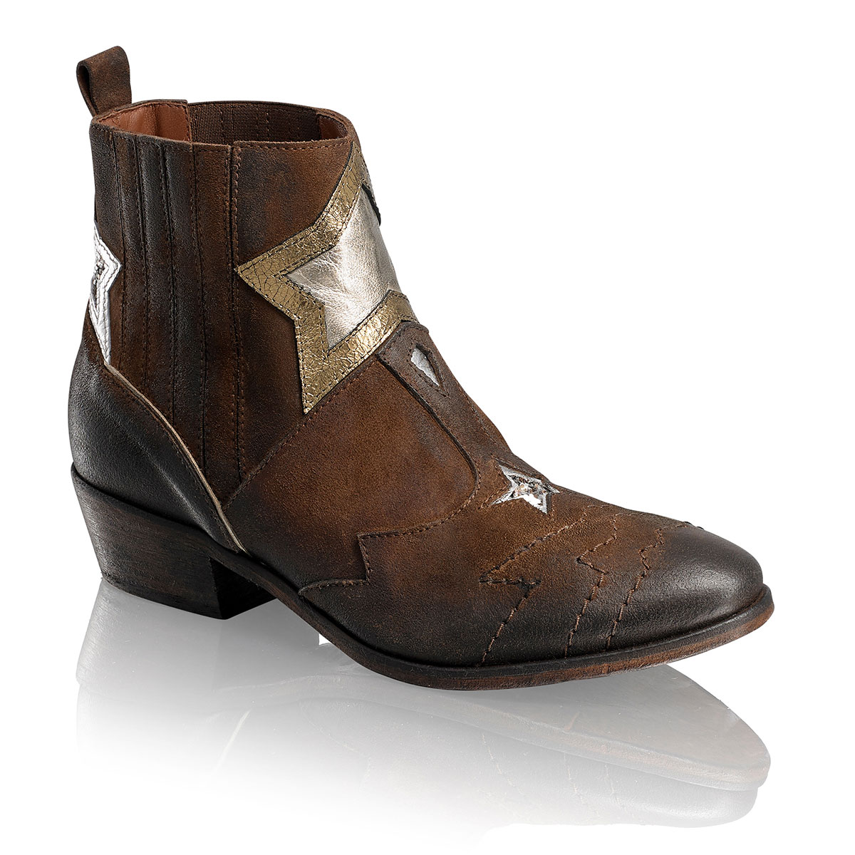 Russell & Bromley STARDUST Western Ankle Boot