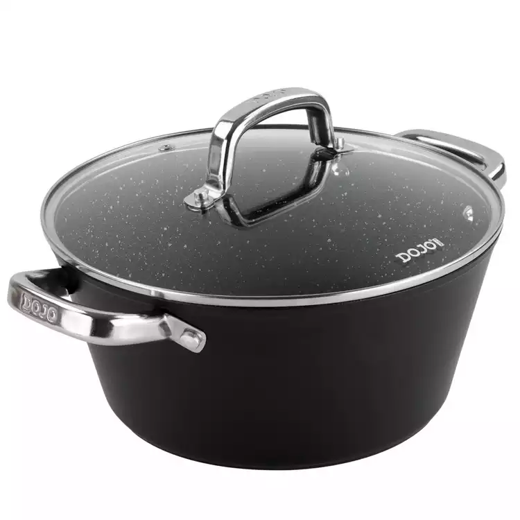 Dojo Hero Neverstick  3.5L Aluminium Casserole Dish - Black