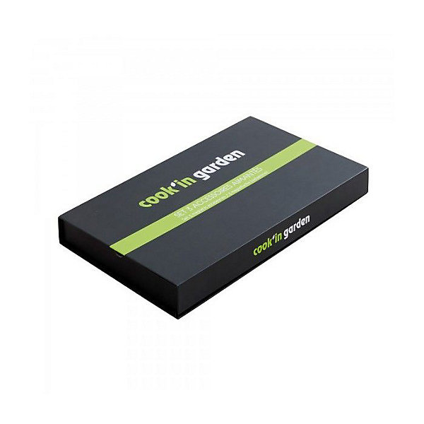 Coffret d'ustensiles aimantés avec manche soft touch