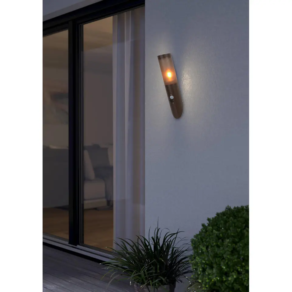 EGLO Helsinki Wandlamp - E27 - 40 cm - Bruin