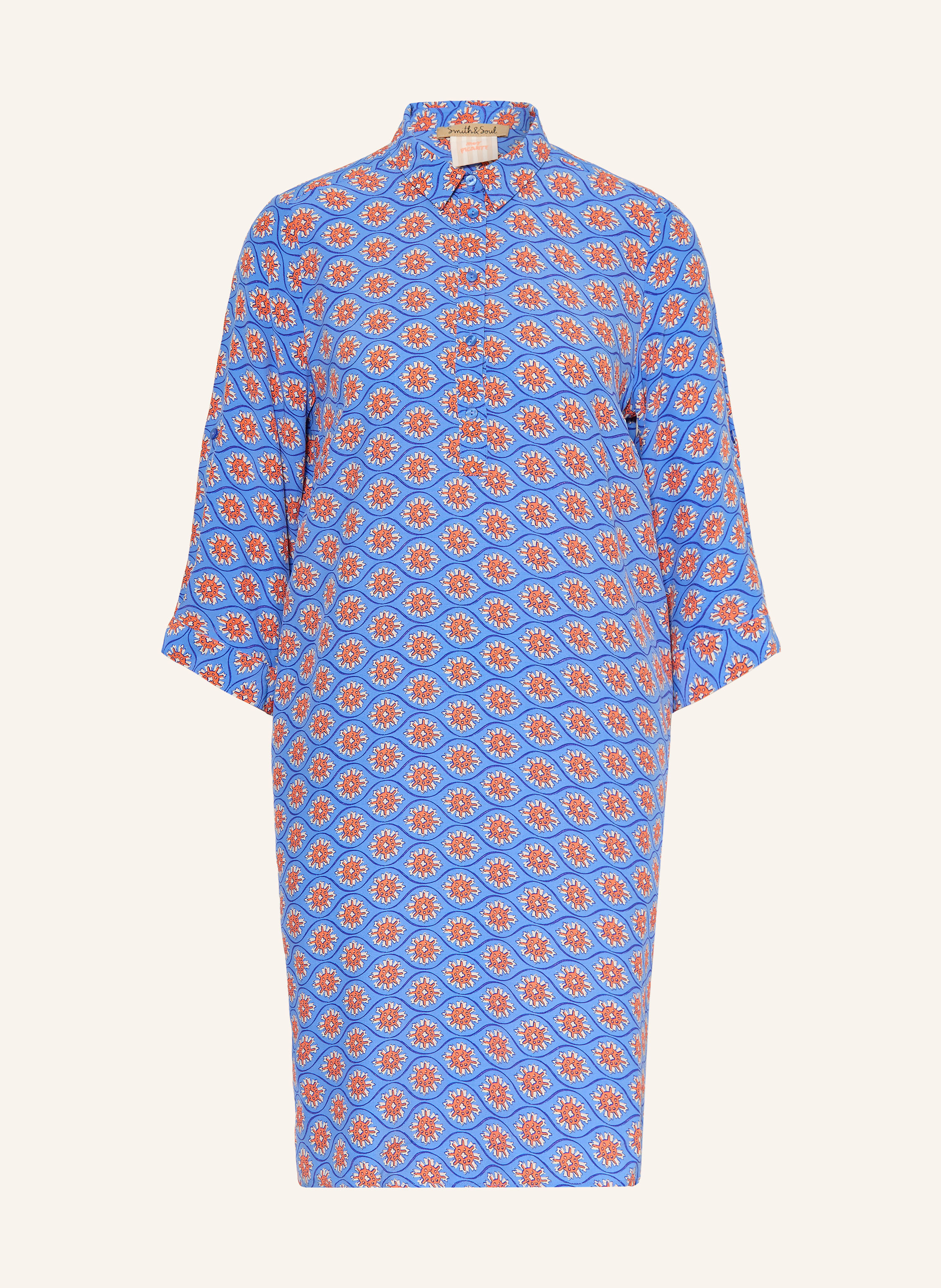 Smith & Soul Hemdblusenkleid mit 3/4-Arm