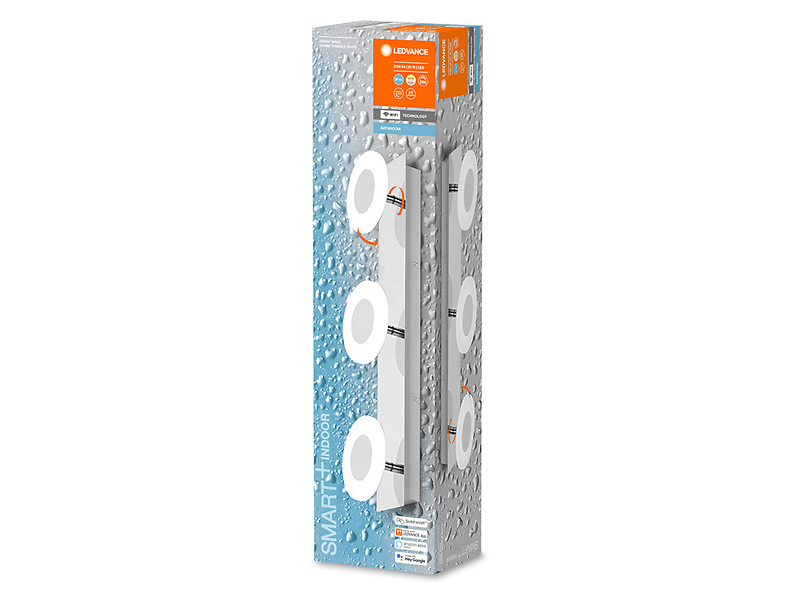 Kinkiet Smart Wifi Orbis LED 3-punktowy ze ściemniaczem biały