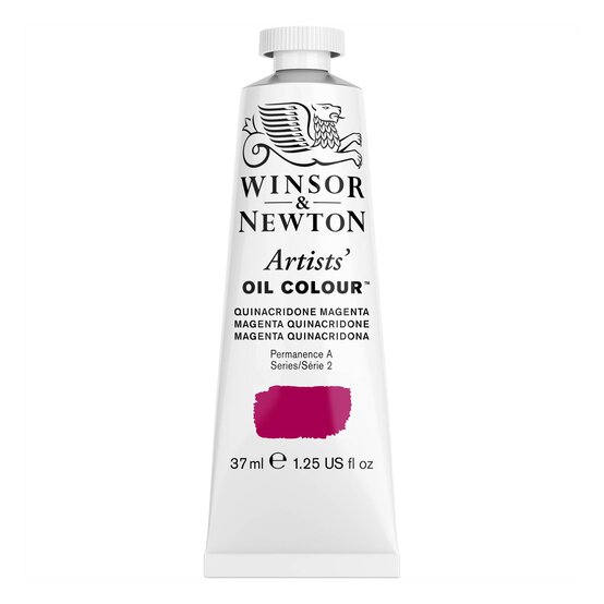 Winsor and Newton Artists Oil Colour Quinacridone Magenta 37ml