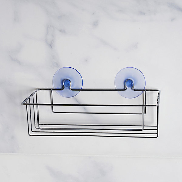 Panier de douchebasic chrome (10x23 cm - Gris)
