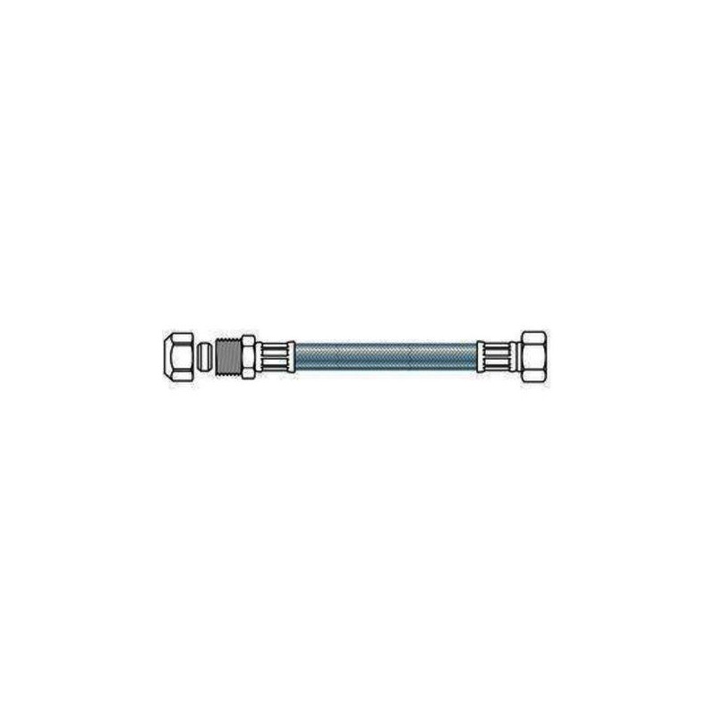 Raccord flexible bicône 10 x F 3/8