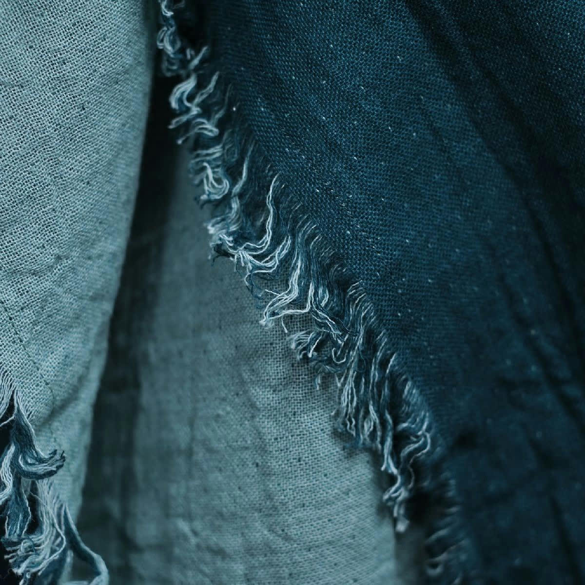 KALI - Plaid gaufré en Gaze de coton Vert 125x150 cm