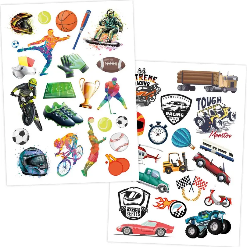 Sticker 6er-Set Kindertattoos