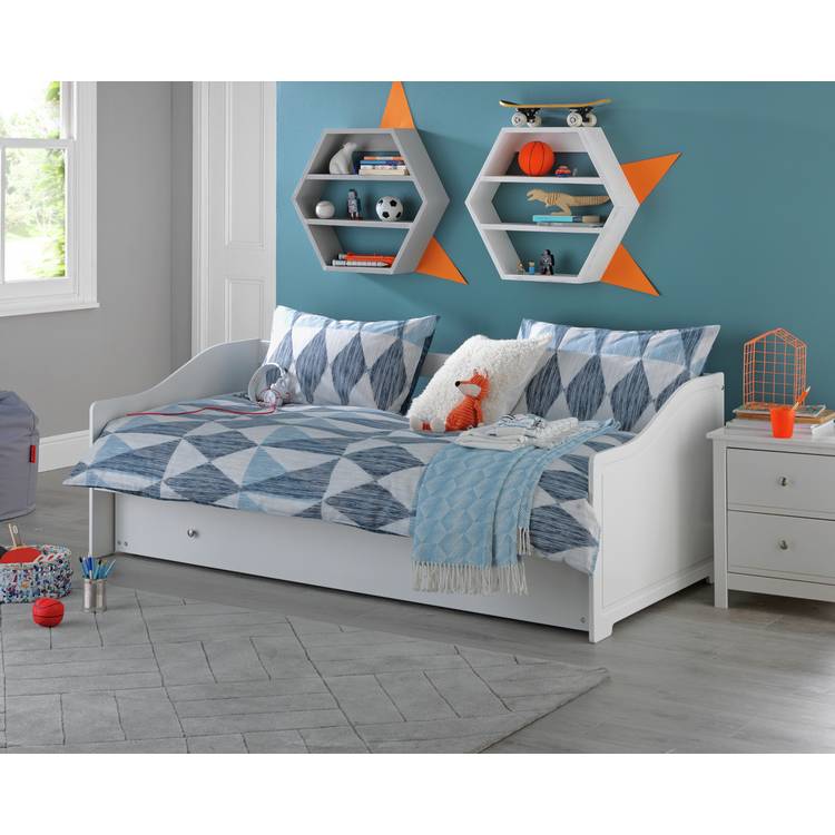 Habitat Brooklyn Day Bed, Trundle and Mattress-White