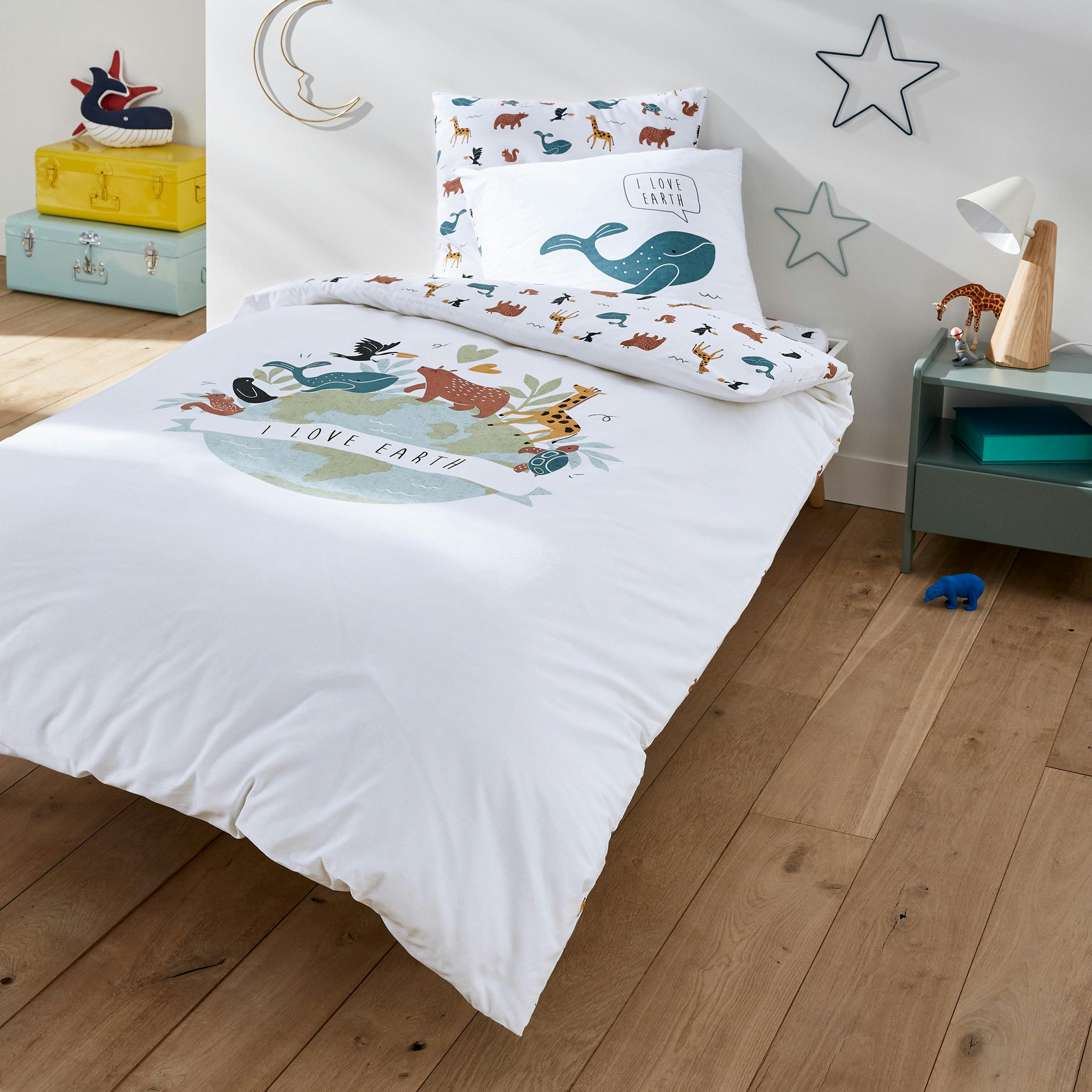 Drap-housse en coton biologique, Earth