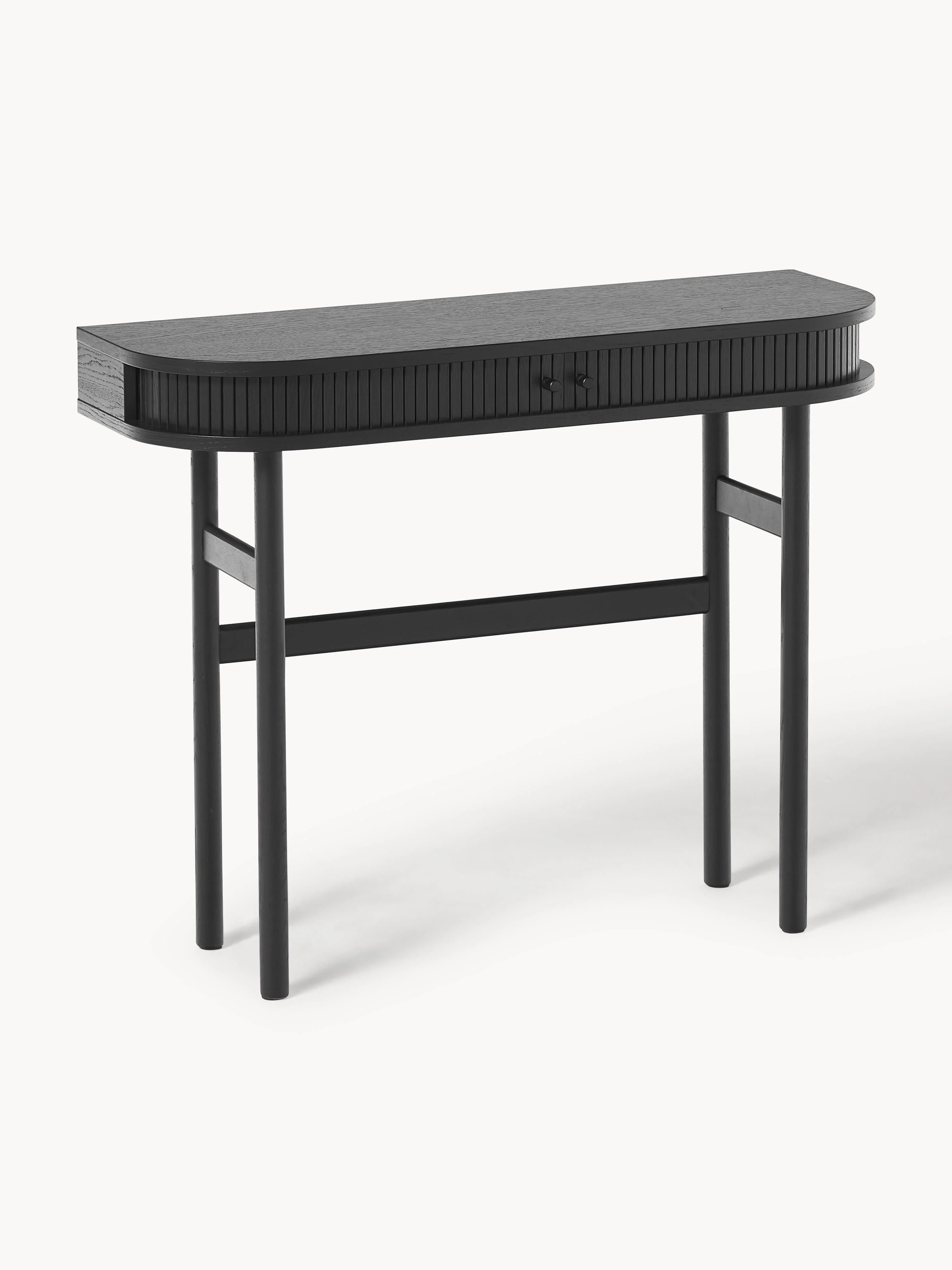 Konsole Calary mit geriffelter Front