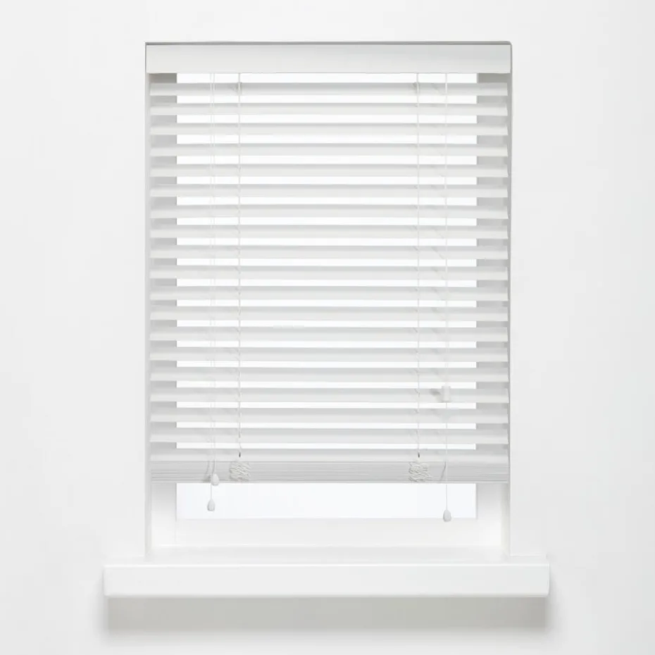 Kwantum Jaloezieën | Bamboe Jaloezie Jax Wit 140×175 Cm 140X175CM