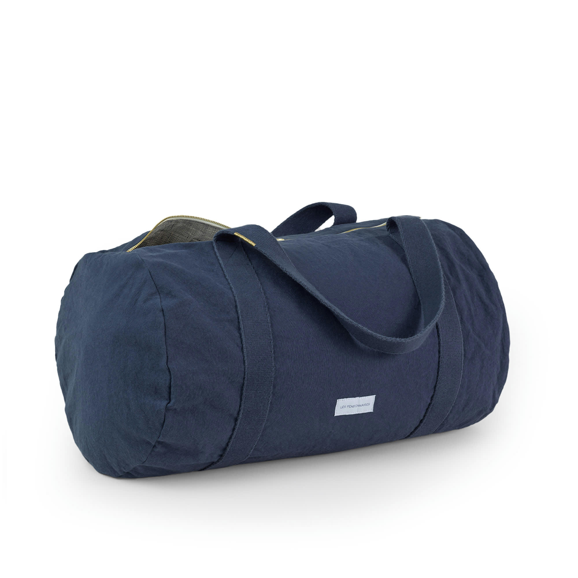 - Sac bowling en toile de coton bio bleu orage