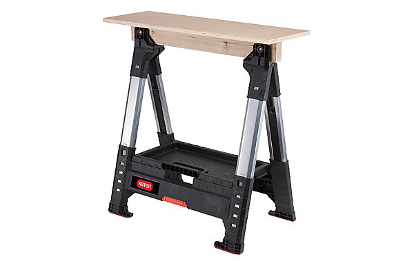 Lot de 2 tréteaux ajustables Lumberjack pour bricolage - KETER