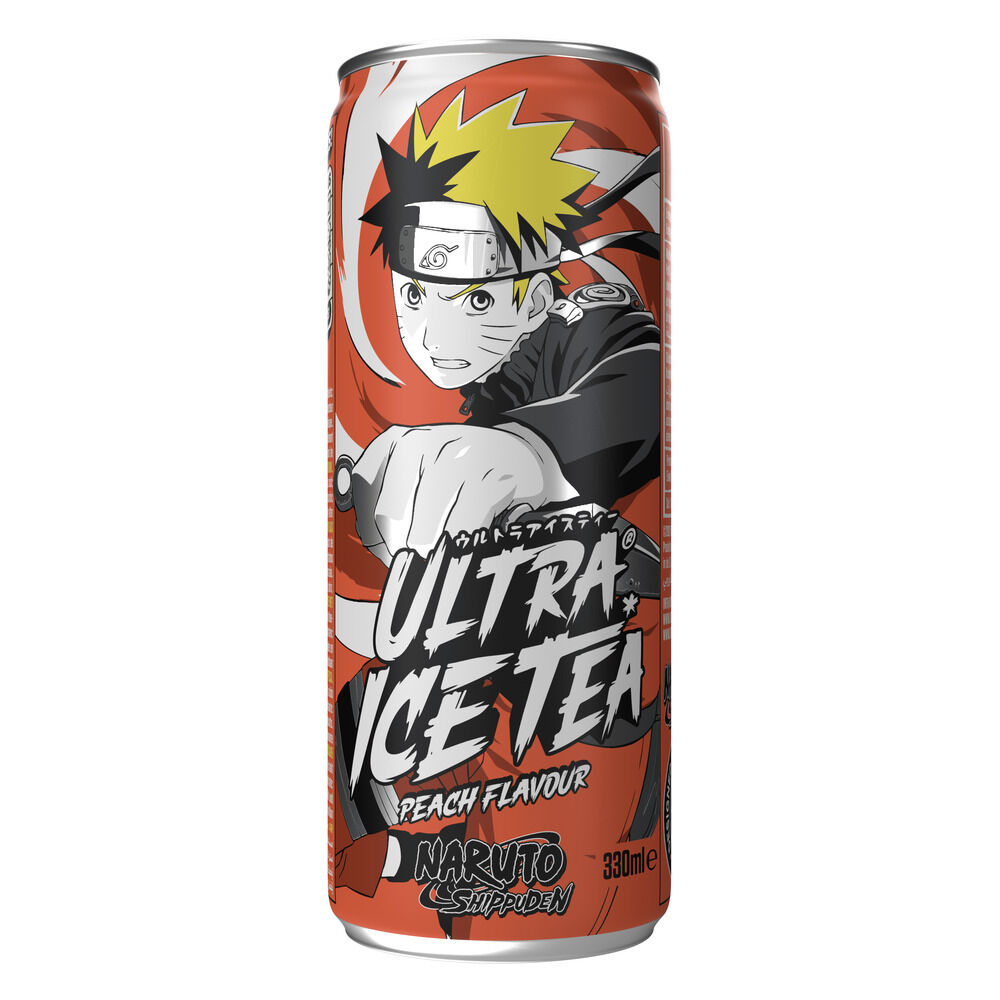Thé glacé Ultra Ice Tea go&ucirc;t pêche Naruto 330ml
