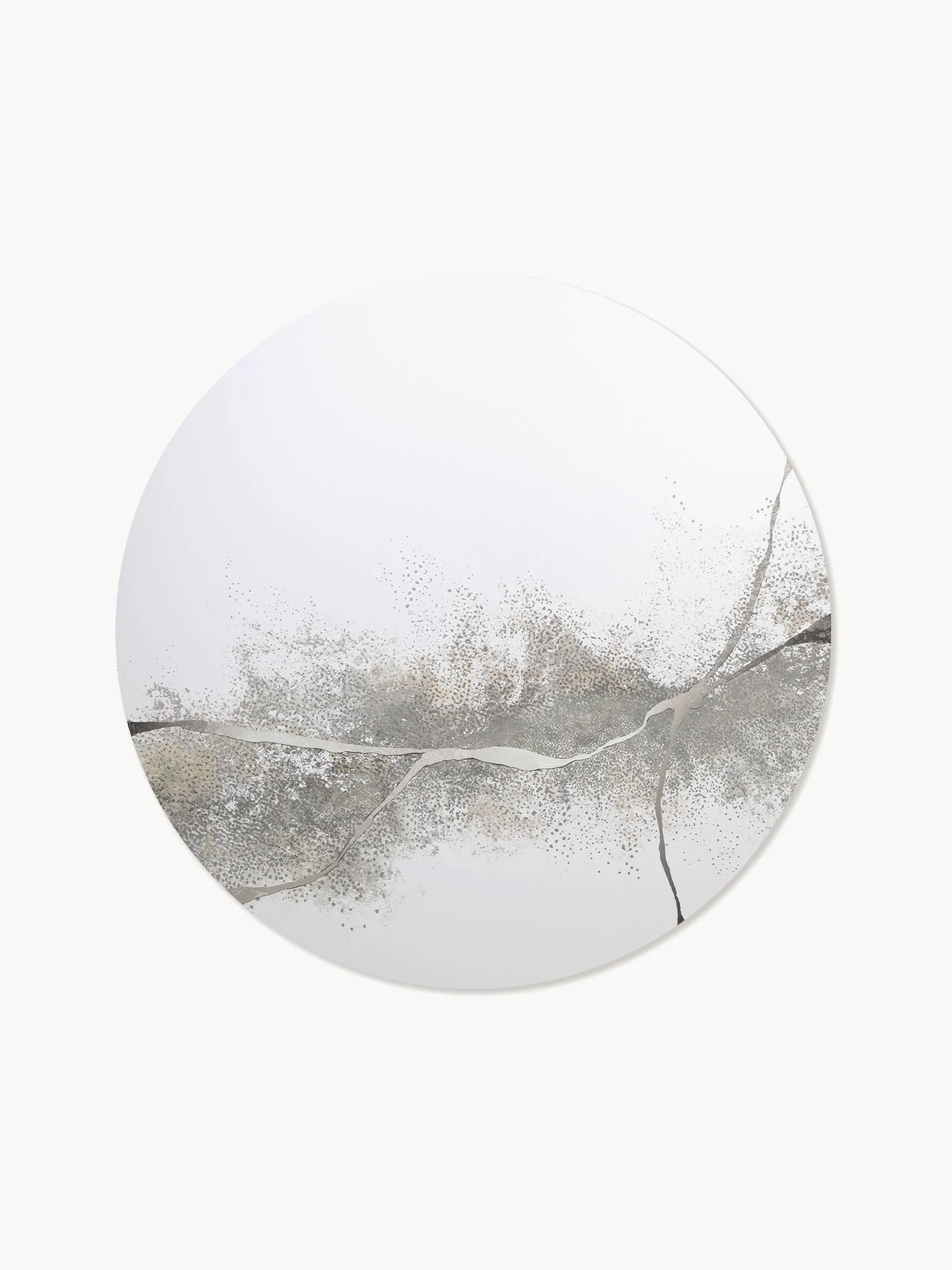 Handgefertigter Dekospiegel Kintsugi