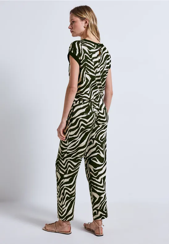 Gemusterter Jumpsuit