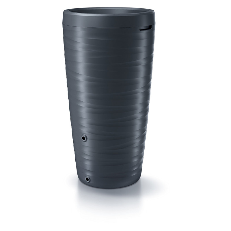 Tonneau à eau de pluie avec bac à plantes Maze anthracite 240 L WATERFORM