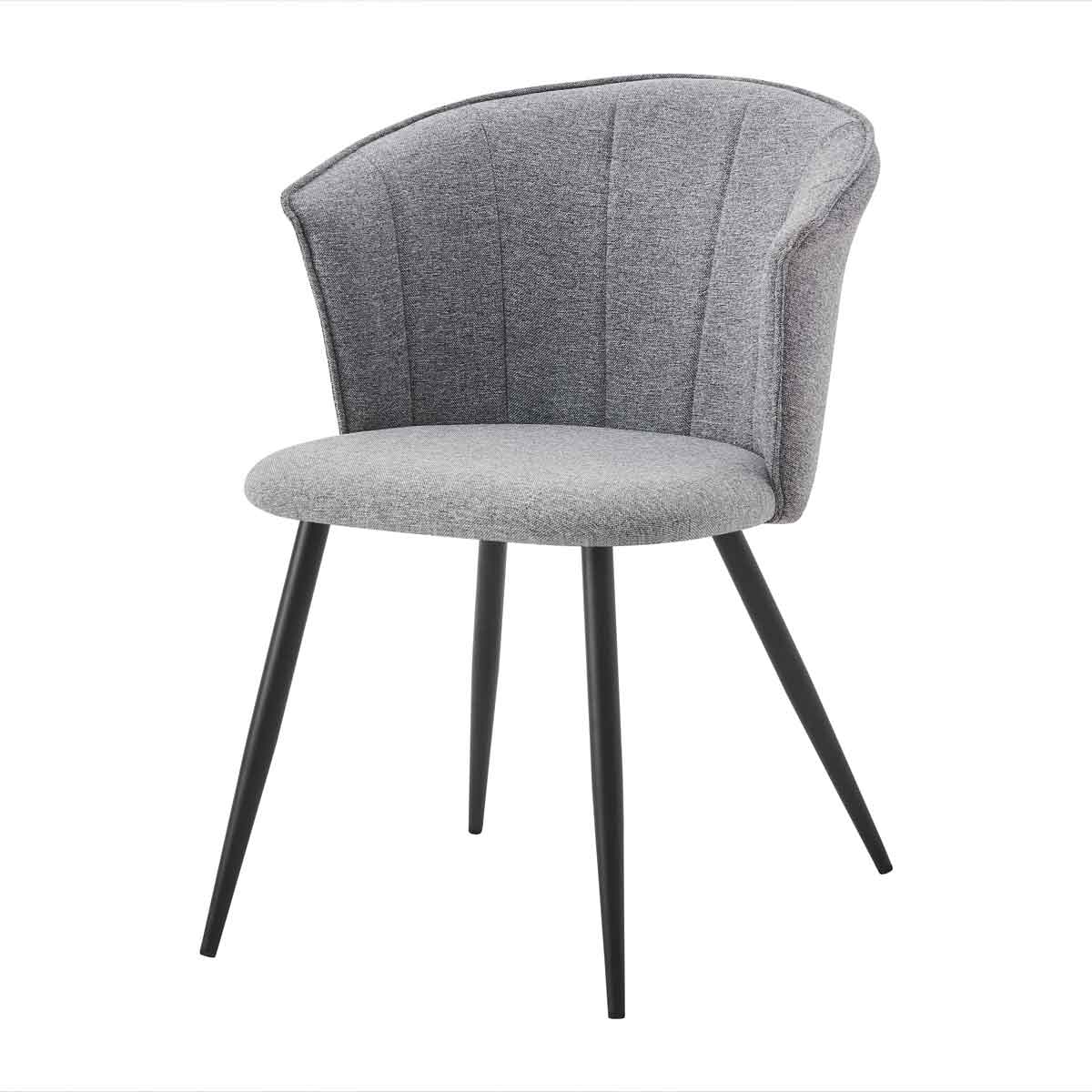 Cadeira LOLA cinza em tecido