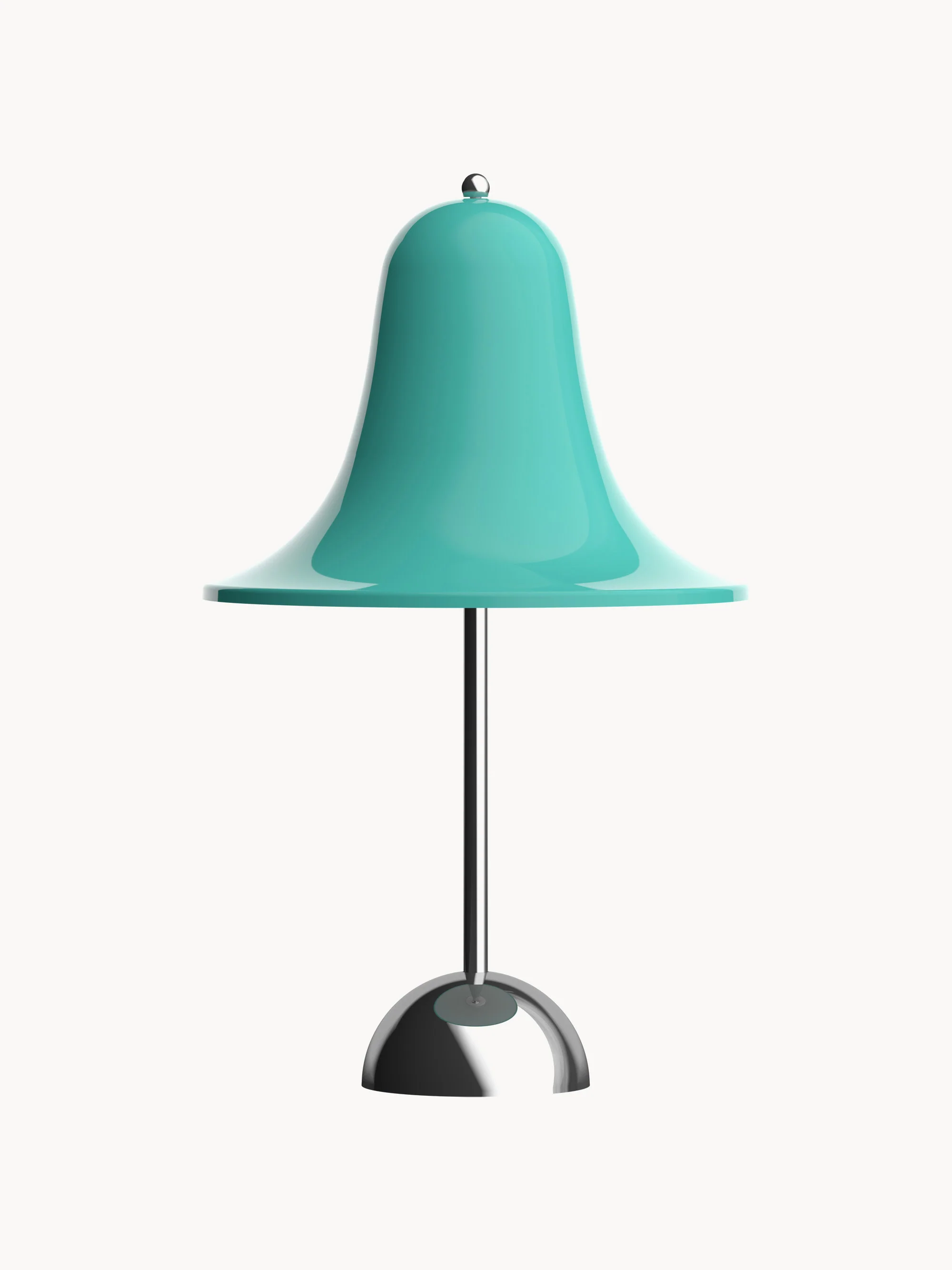 Kleine mobile LED-Tischlampe Pantop, dimmbar, Design Verner Panton