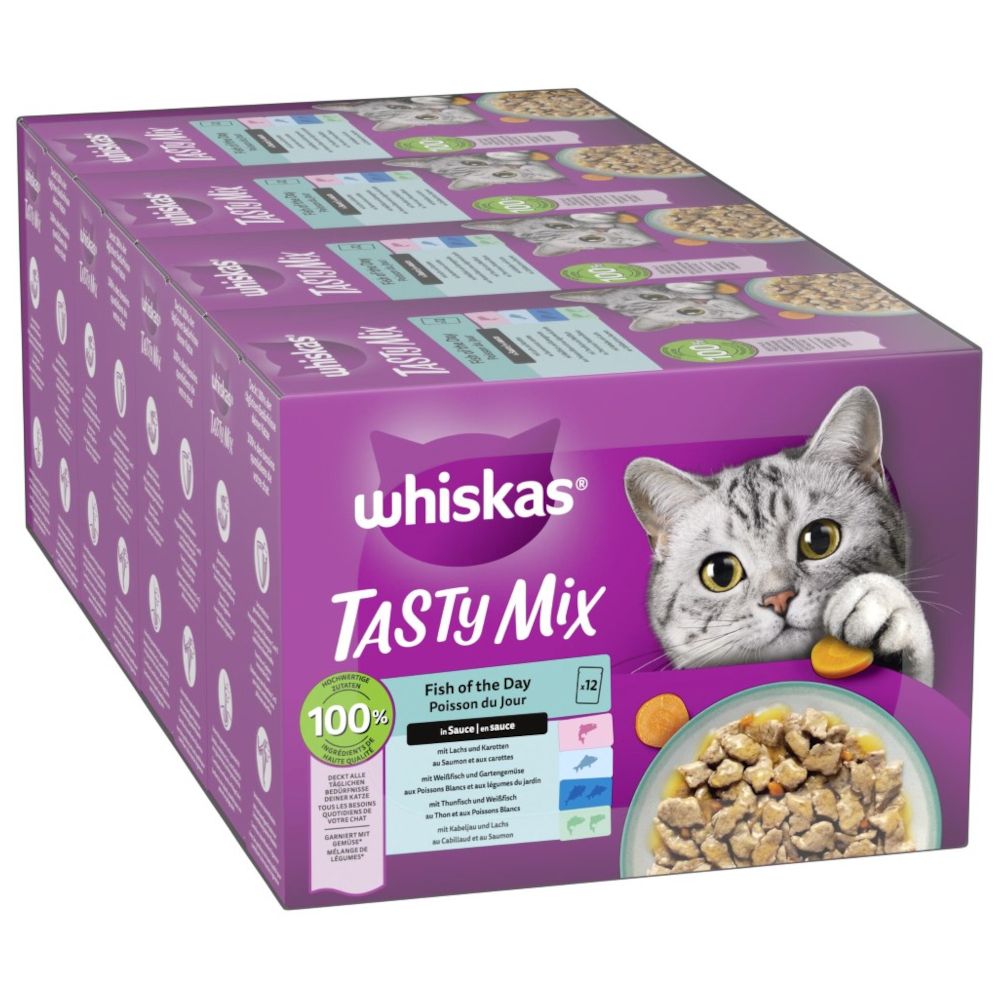 Whiskas Tasty Mix Pouches 48 x 85g