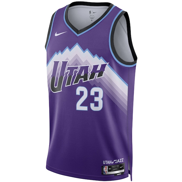 Lauri Markkanen Utah Jazz Nike Unisex Swingman Jersey - Icon Edition - Purple