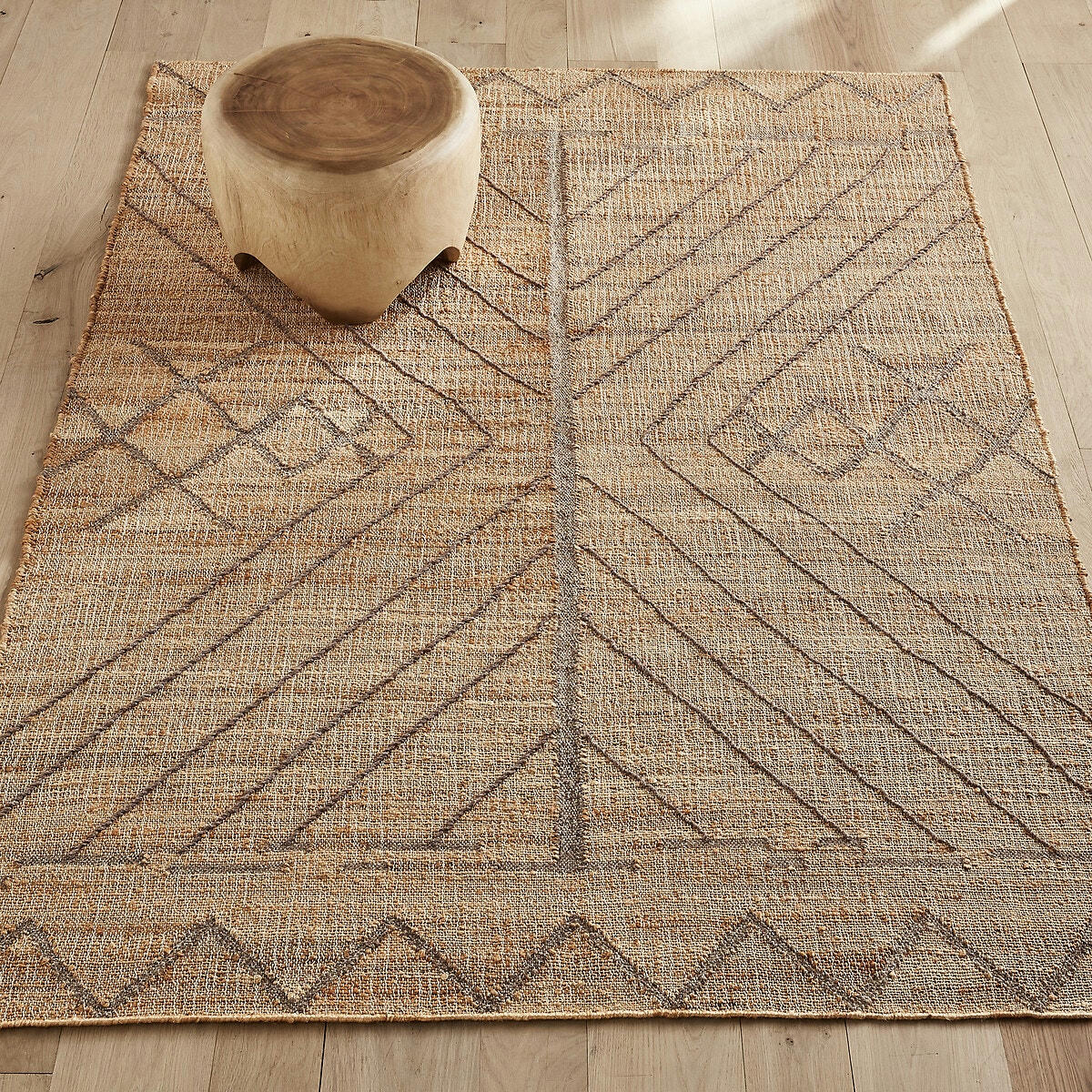 Tapis en jute, tissé main, Navala