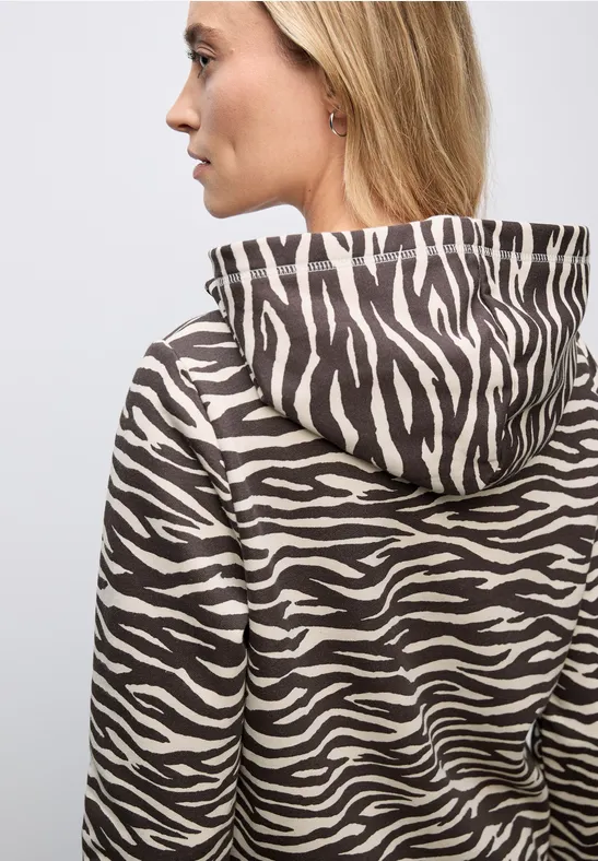 Gemusterter Hoodie