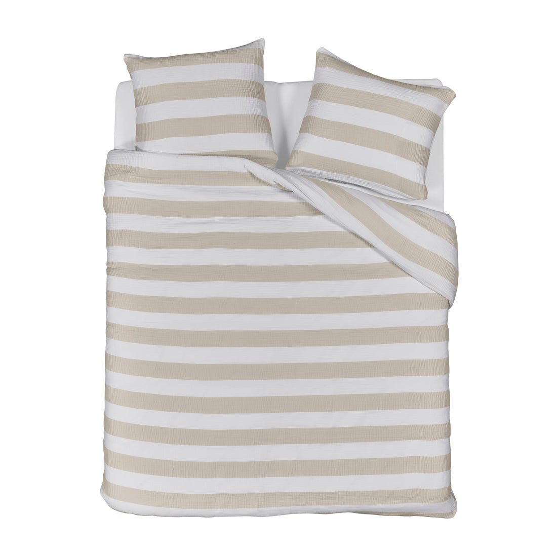 Riviera Maison - RM Striped sand 200x200 220 - Zand