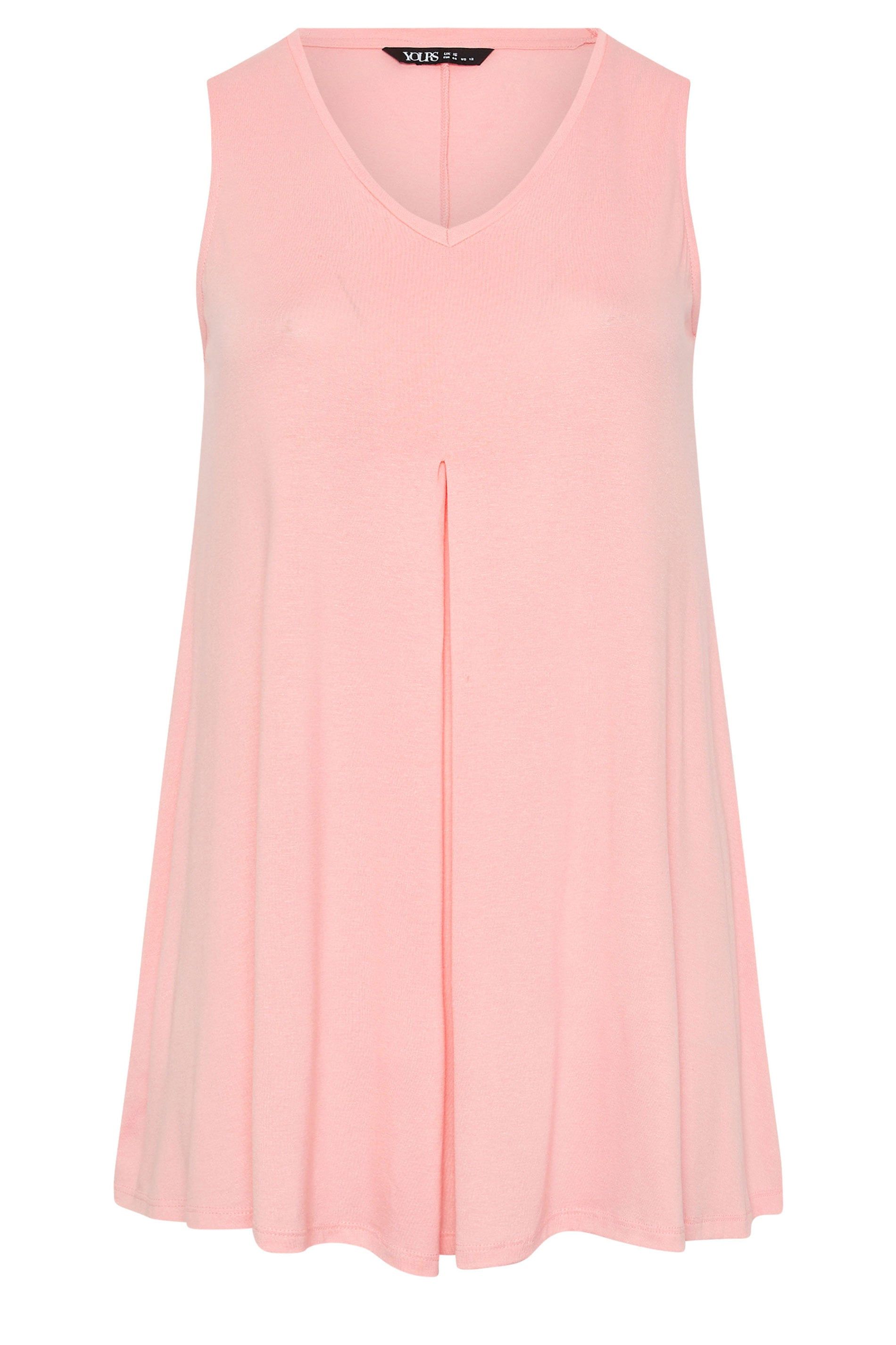 Yours Pleated Front Vest Top