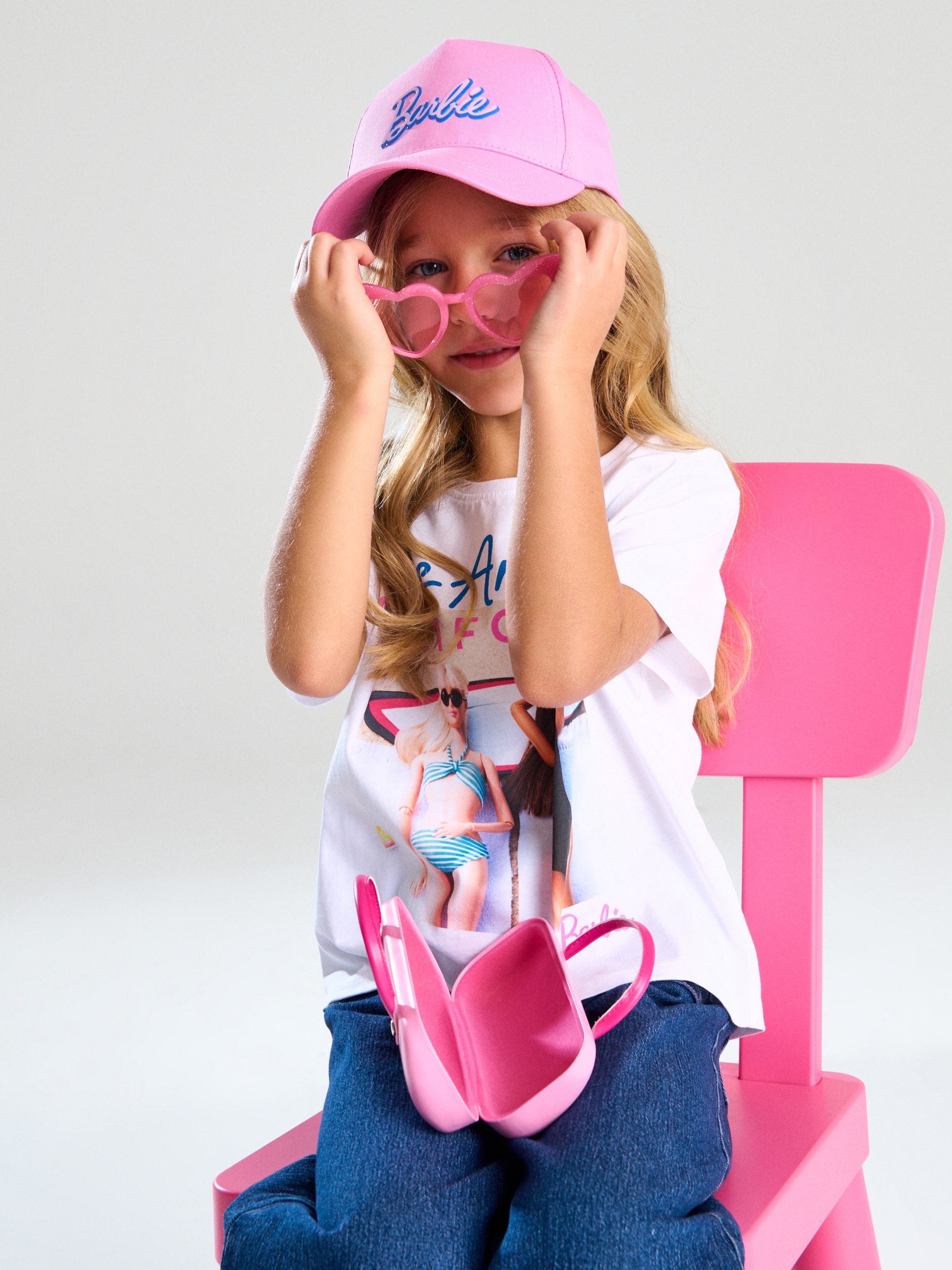Zestaw: okulary i etui Barbie