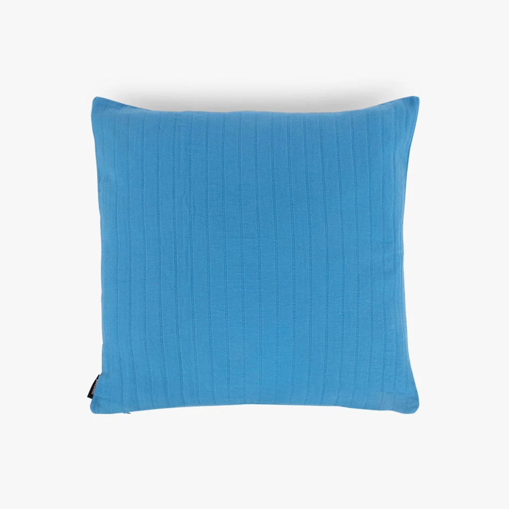 Capa de Almofada Algodão Azul PALMI