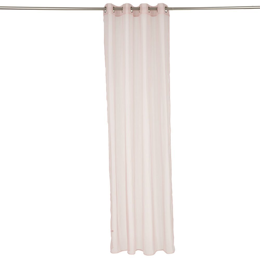 Voilage polyester 140x240cm rose