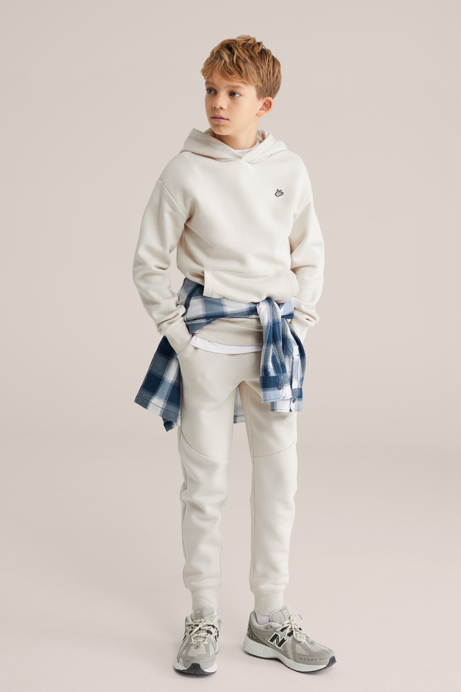 Jongens regular fit joggingbroek met embroidery