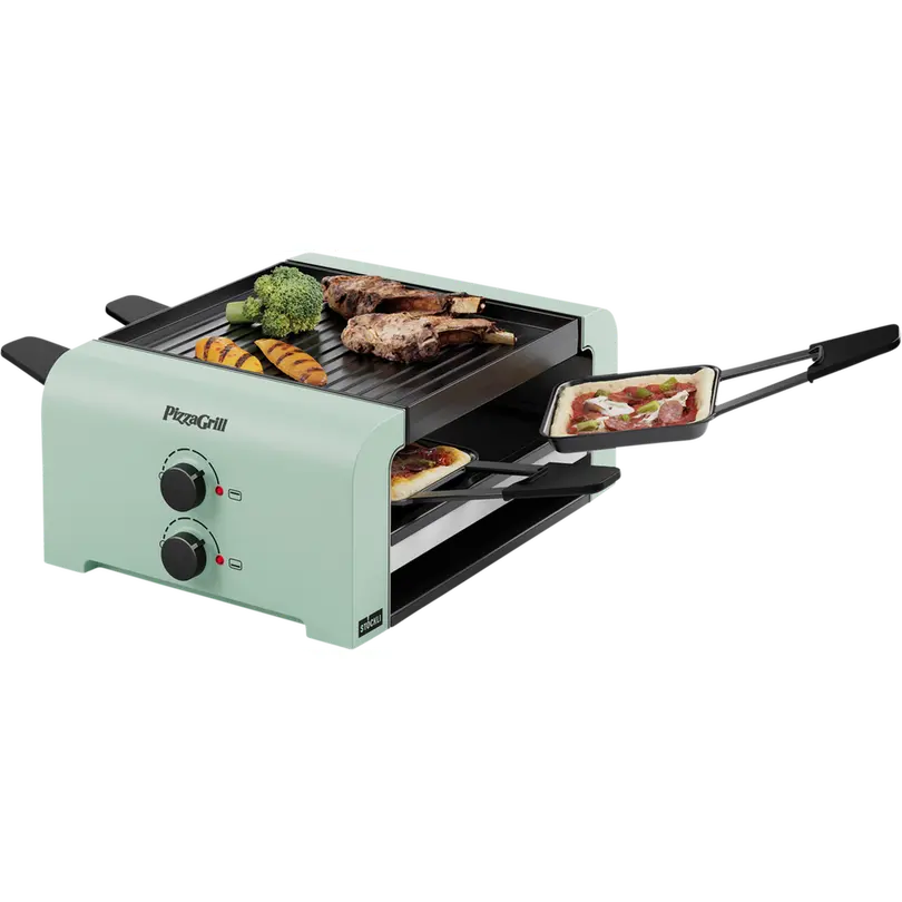 Racletteofen 4er-Set PizzaGrill 4