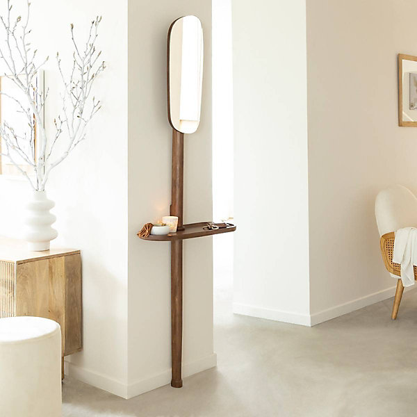 Miroir en bois de manguier Dari