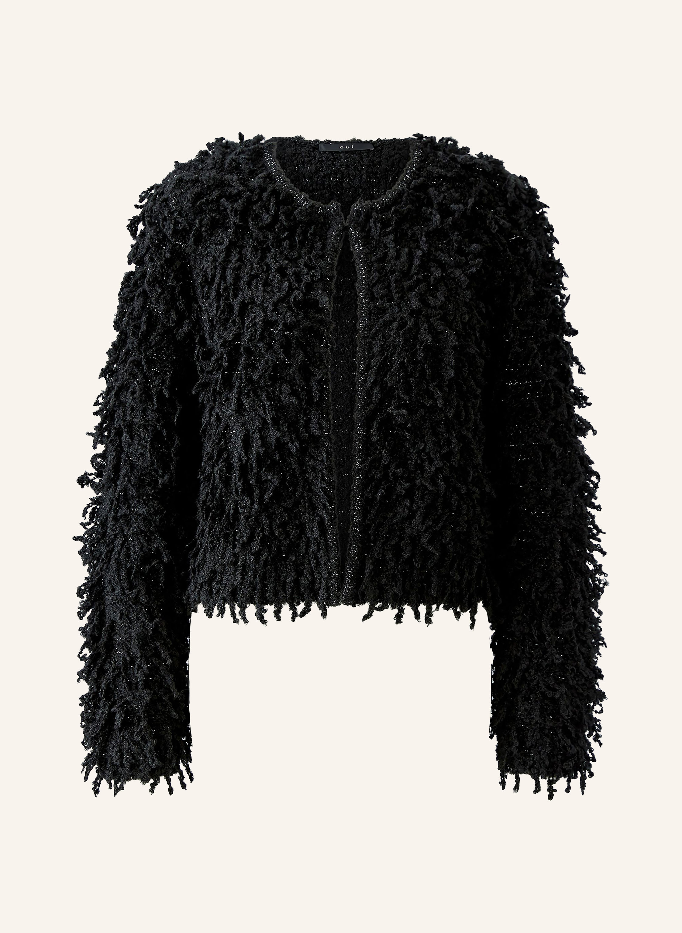 Oui Strickhülle mit Glitzergarn