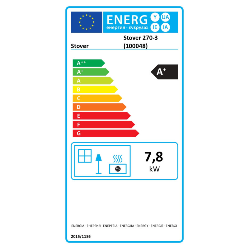 Poêle à pellets 7 kW STOVER