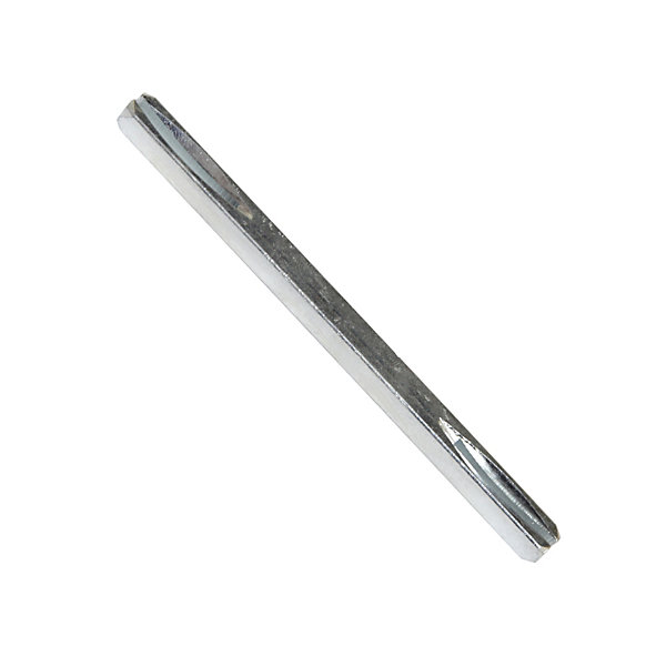 Carré de poignée de porte à goupilles acier ⌀7 mm H. 7 x L.110 mm gris