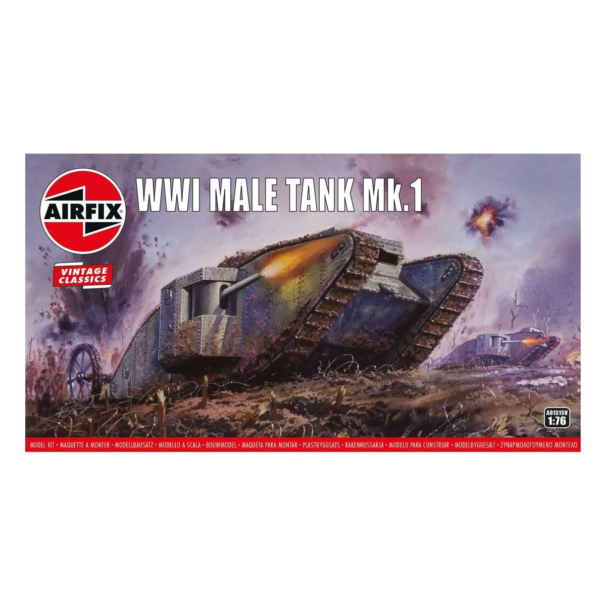 Airfix WWI Male Tank Mk 1 Model Kit?1:76