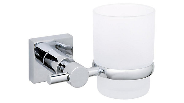 Hukk Porte-gobelet, métal chromé, pose facile sans perçage (40257-00000-00)