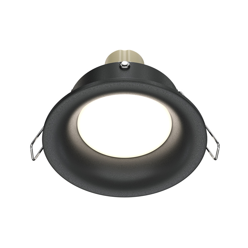 Oprawa wpuszczana okrągła czarna 8,5cm SLIM 1xGU10x50W IP20 Maytoni