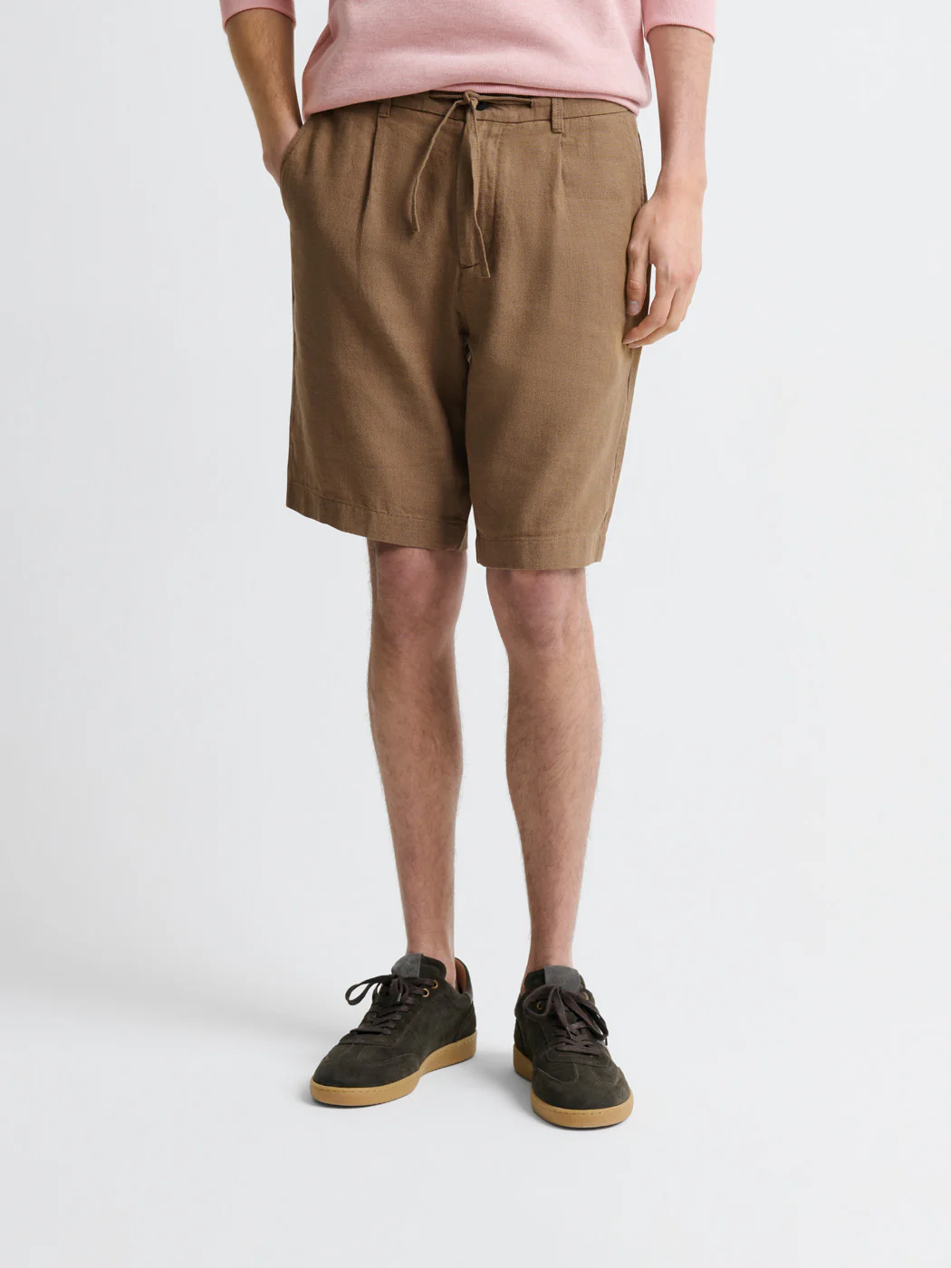 Bermuda en coton lin