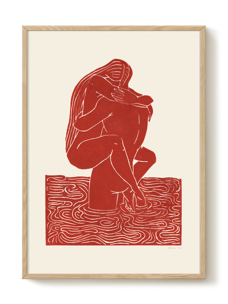 Maliv - one   one = Three | Rouge - PSTR studio Kunst Poster