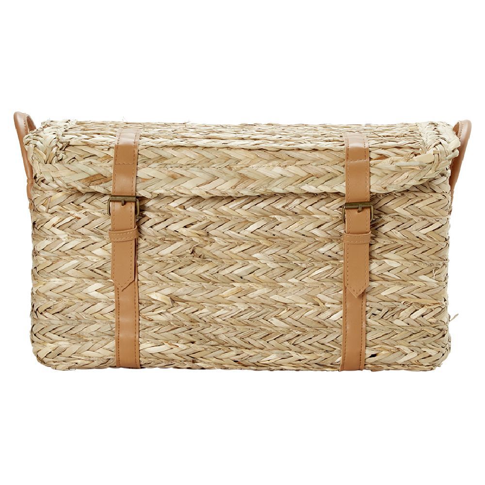 Malle en jonc 43 x 24 x H.22 cm