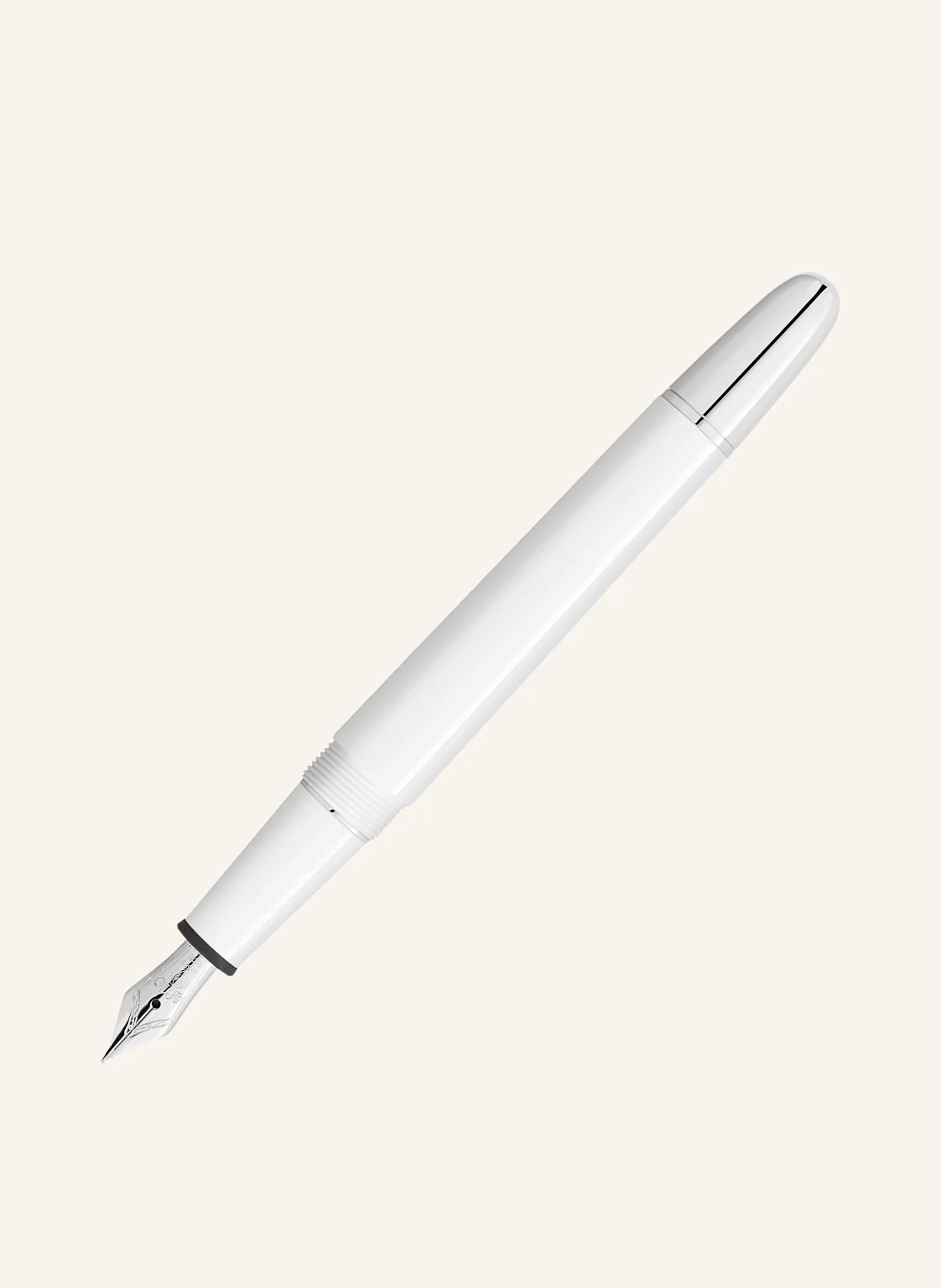 MONTBLANC Füllfederhalter MEISTERSTÜCK WHITE CLASSIQUE