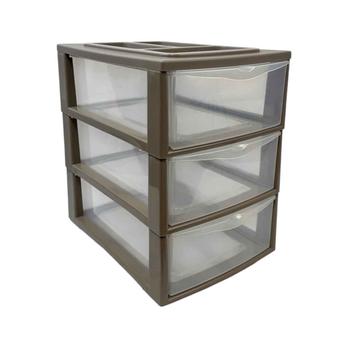 Módulo com 3 gavetas MONZA taupe