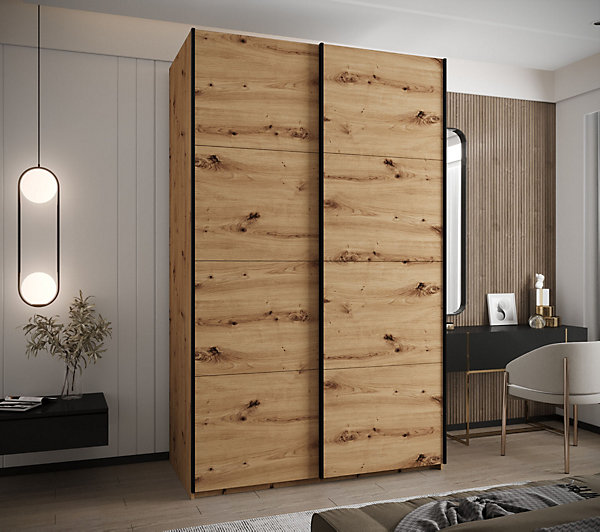 Armoire Lux 1 à portes battantes H. 245,5 x L. 150 x P. 64, 2 portes