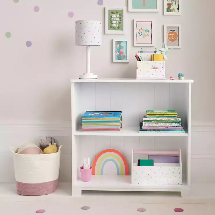 Great Little Trading Company Crompton Low Bookcase - White
