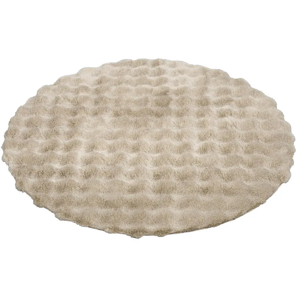 Vloerkleed Oos - taupe - &Oslash;120 cm